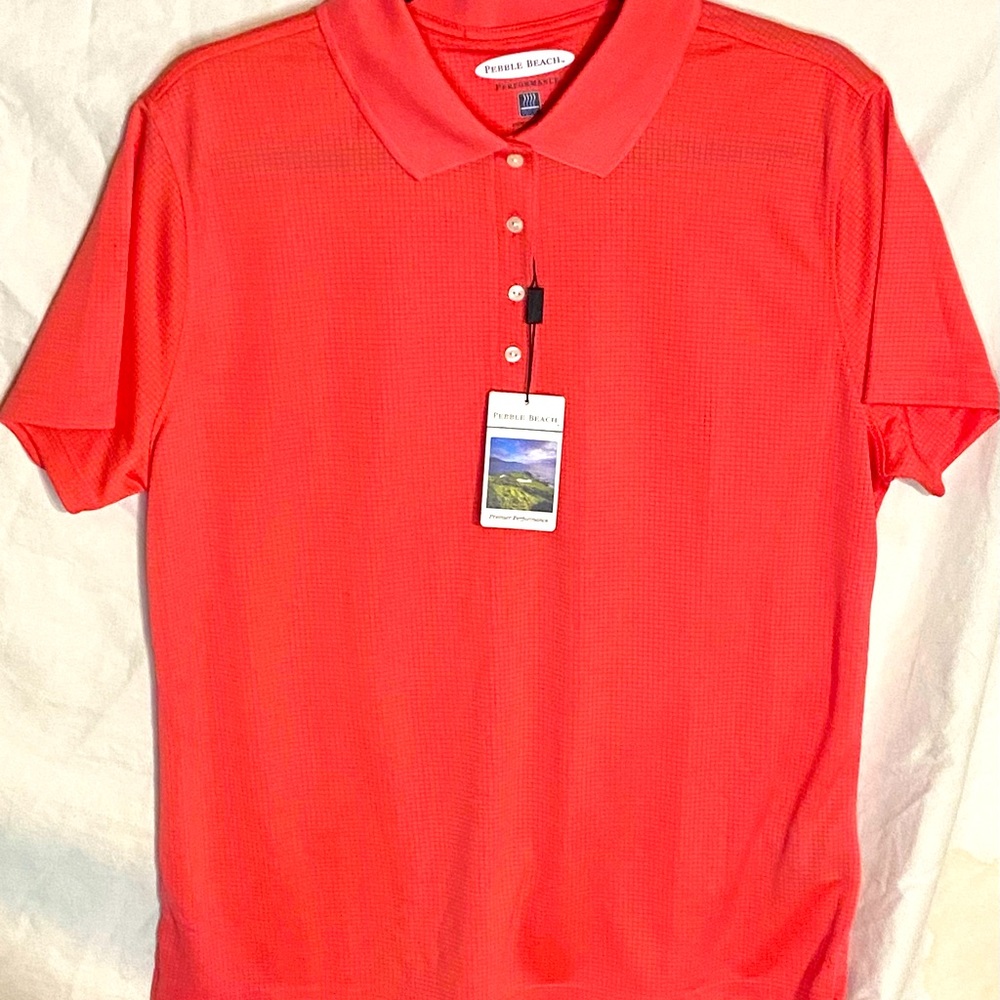 XL Men’s Pebble Beach Performance Golf Polo NWT